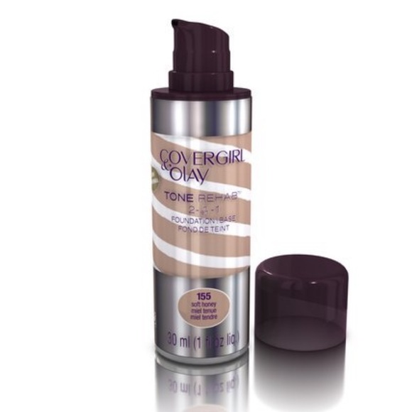 ⚜️3/$25⚜️ ✨🌺 NWT COVERGIRL&OLAY TONE REHAB FOUNDATION🌺✨157 GOLDEN TAN🌺✨ - Picture 2 of 5